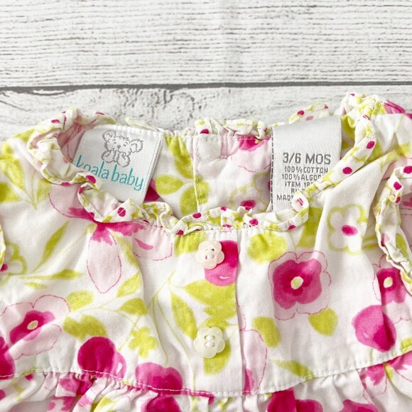 Koala Baby Floral Sleeveless Bubble Romper - Picture 2 of 3